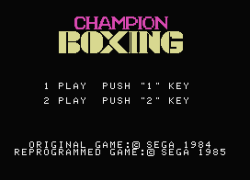 Champion Boxing