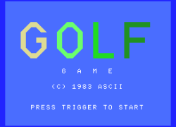 Golf Game