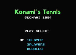 Konami's Tennis