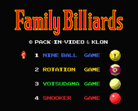 Family Billiard