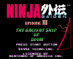 Ninja Gaiden III - Restored