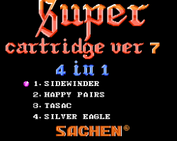 Super Cartridge Ver 7 - 4 in 1 (Asia) (Unl)