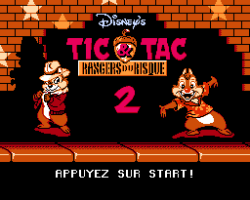Tic & Tac 2 - Rangers du Risque (French Chip 'n Dale 2 Hack)