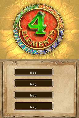 4 Elements (Europe) (Fr,Nl)