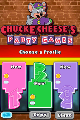 Chuck E. Cheese's Party Games (USA)