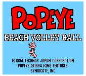 Popeye no Beach Volleyball (Japan)