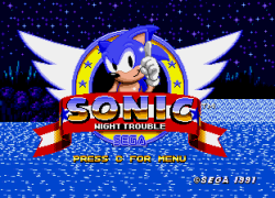 Sonic Night Trouble