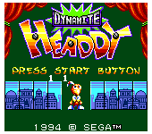 Dynamite Headdy (Earlier Game Gear Prototype)