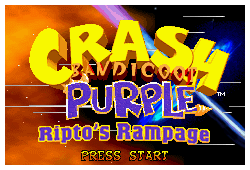 2 in 1 - Crash Bandicoot Purple - Ripto's Rampage & Spyro Orange - The Cortex Conspiracy (U)(Independent)