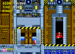 Kirby in Sonic the Hedgehog 2