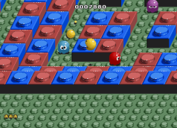 Pac-Mania arcade style tiles/sprites/colors