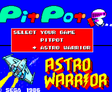 Astro Warrior & Pit Pot (Europe)