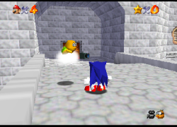 Smash Remix Sonic in Mario 64