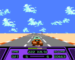 Rad Racer (Europe)