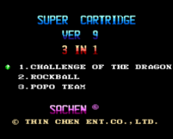 Super Cartridge Ver 9 - 3 in 1 (Asia) (Unl)