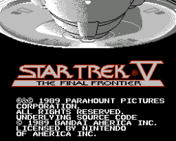 Star Trek V - The Final Frontier (Proto)