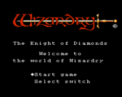 Wizardry III - Diamond no Kishi (Japan)