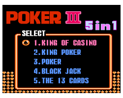 Poker III 5 in 1 (Asia) (Unl)