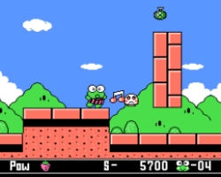 Kero Kero Keroppi no Daibouken 2 - Donuts Ike ha Oosawagi! (Japan) [En by Spoony Bard v1.0] (~Kero Kero Keroppi's Great Big Adventure 2)
