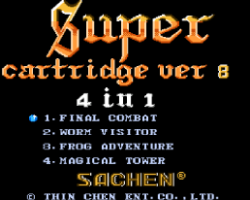 Super Cartridge Ver 8 - 4 in 1 (Asia) (Unl)