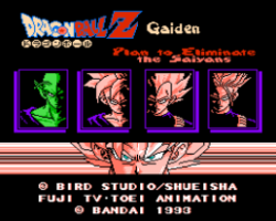 Dragon Ball Z Gaiden - Saiya Jin Zetsumetsu Keikaku (Japan) [En by Twilight v1.0] (~Dragon Ball Z Gaiden - Plan to Eliminate the Saiyans) (Vegeta Control)