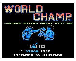 World Champ - Super Boxing Great Fight (Europe)