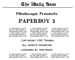 Paperboy 2 (Europe)