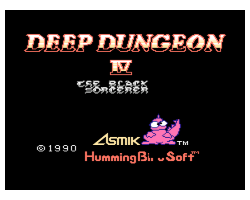 Deep Dungeon 4 - Kuro no Youjutsushi (Japan) [En by Dragoon-X v1.0] [Mapper Fix by Spinner 8] (~Deep Dungeon 4 - The Black Sorcerer)