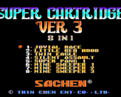 Super Cartridge Ver 3 - 8 in 1 (Asia) (Unl)