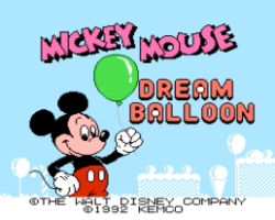Mickey Mouse - Dream Balloon (USA) (Proto)