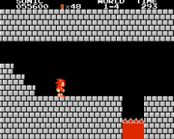 Sonic in SMB1 v2.5