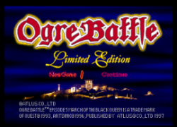 Ogre Battle - Limited Edition