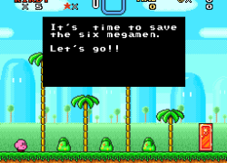 Kirby in The Megaman 29th Anniversary Adventure