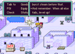 EarthBound (USA) [Hack by Radiation v1.02] (~Arn's Winter Quest - Gway Edition)