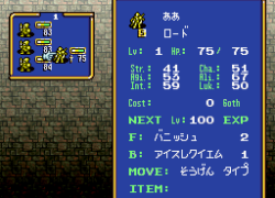 Densetsu no Ogre Battle - The March of the Black Queen (Japan) (NP)